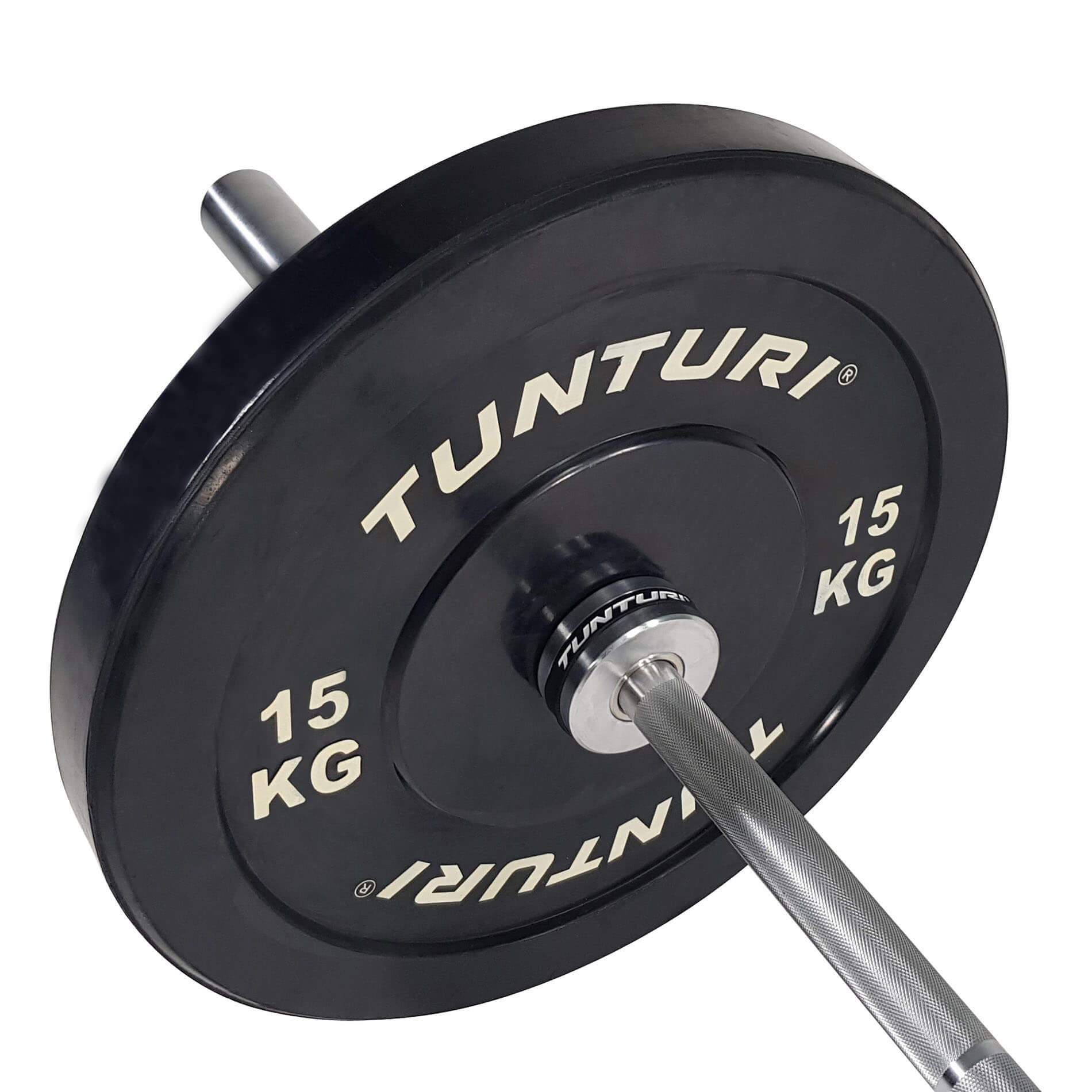 St makkelijk te gebruiken Hoorzitting Olympische Halterstang 220cm - 20kg - 28mm diameter - Tunturi Fitness