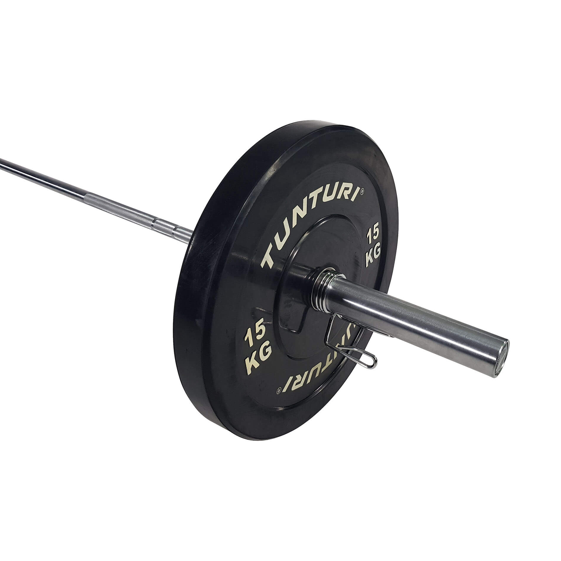 Olympische Halterstang 201cm 15kg - 25mm diameter - Tunturi Fitness