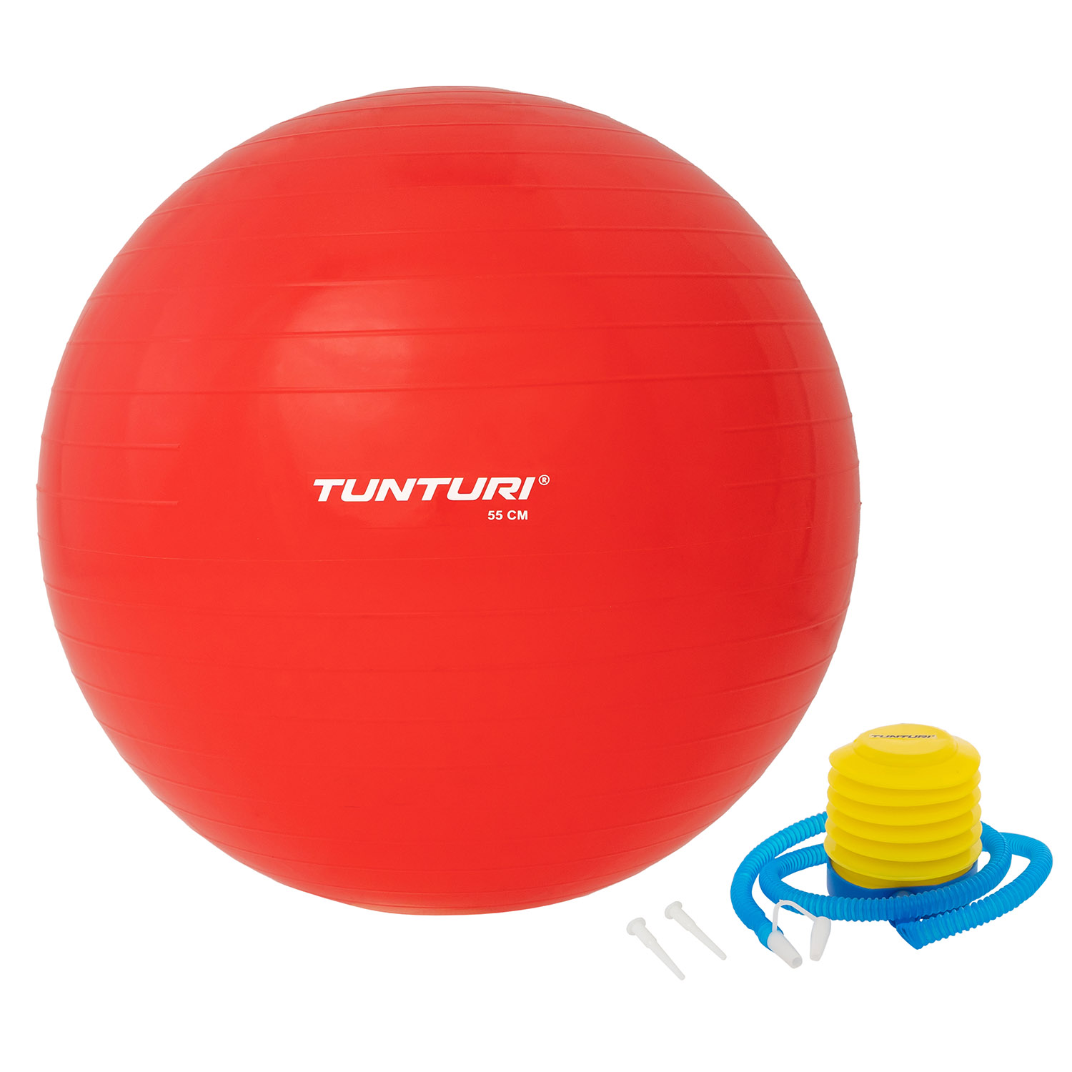 halfgeleider Heup Sociale wetenschappen Fitnessbal - Gymball - Swiss ball - Inclusief pomp - Rood - Tunturi Fitness