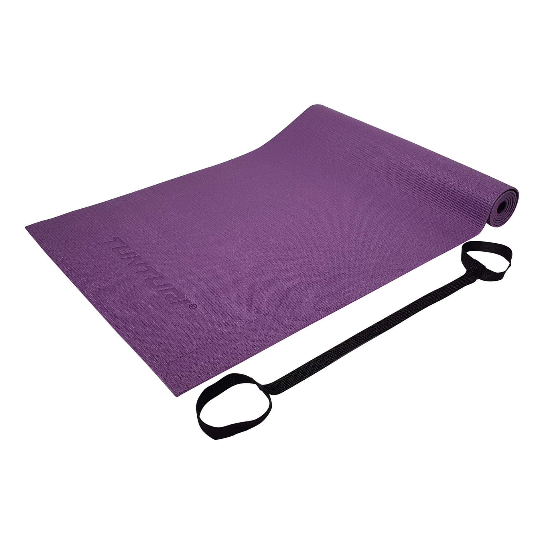Oneffenheden behandeling Mededogen PVC Yogamat - Fitnessmat 4mm dik - Tunturi Fitness